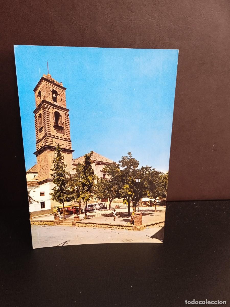 Postales: P1864 Postal Alora Plaza 18 de Julio e Iglesia de la Encarnaci&oacute;n