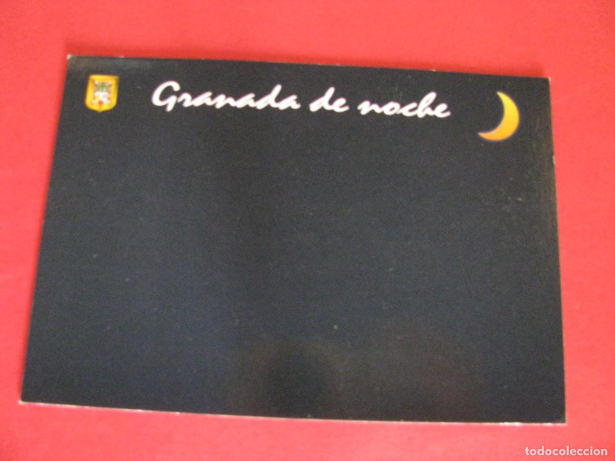 Postales: POSTAL GRANADA DE NOCHE. DOMINGUEZ. - Foto 1