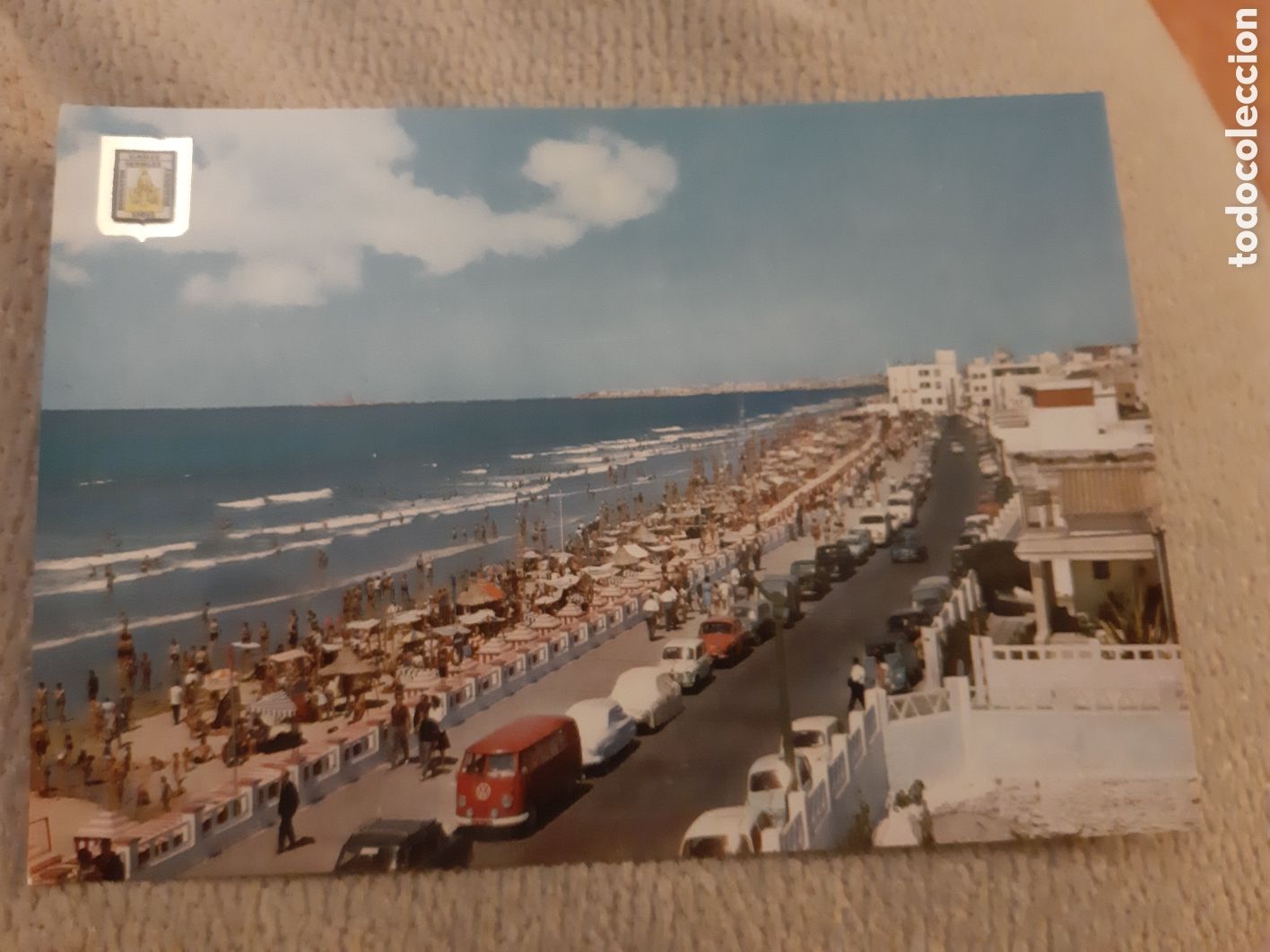 Postales: ANTIGUA POSTAL CADIZ PLAYA DE LA VICTORIA CADIZ