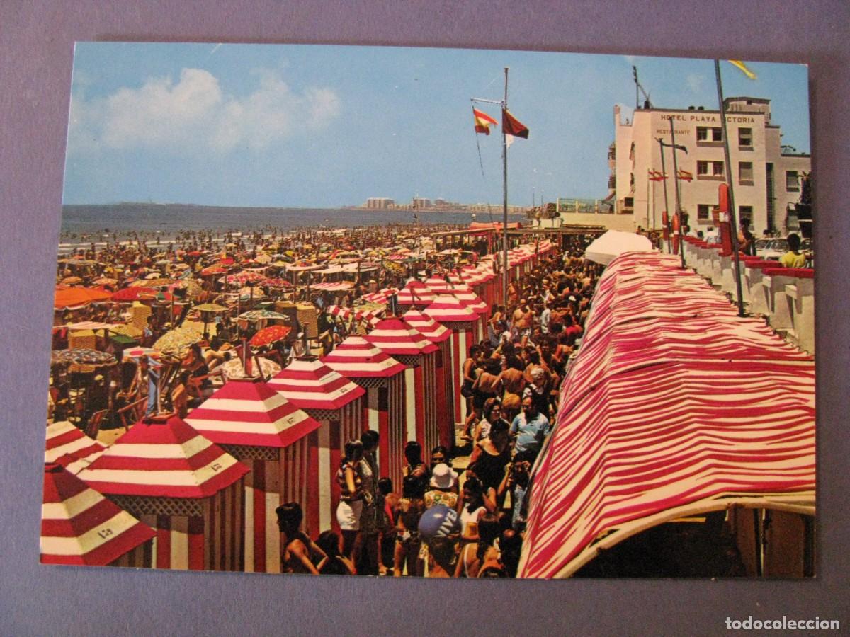 Postales: POSTAL DE CADIZ. PLAYA DE LA VICTORIA. ARRIBAS.
