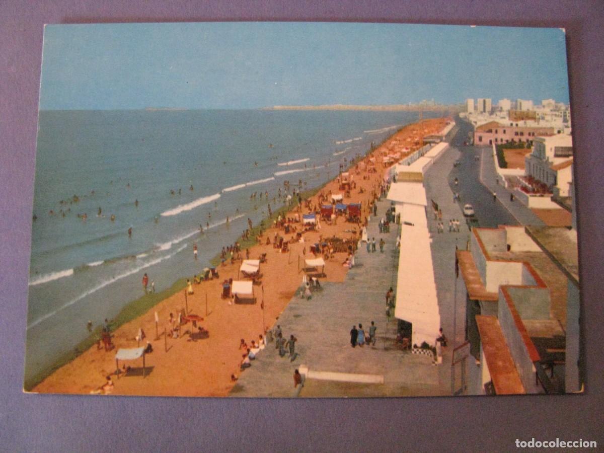 Postales: POSTAL DE CADIZ. PLAYA DE LA VICTORIA. PUIG FERRAN. ESCRITA.