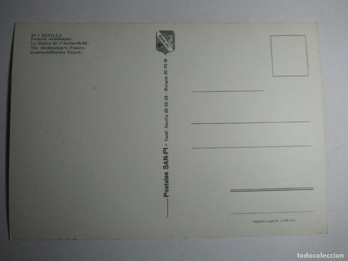 Postales: Sevilla - Palacio Arzobispal - Foto 2