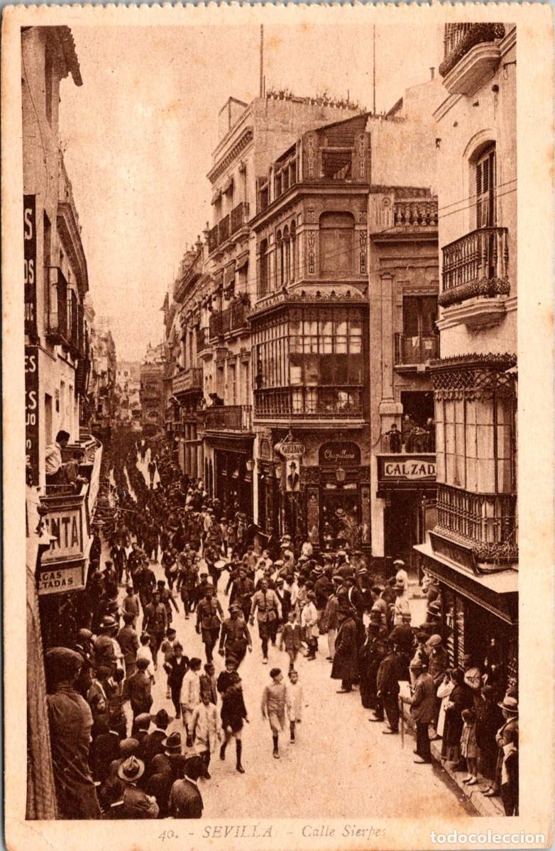 Postkarten: Sevilla - Calle Sierpes - L. Roisin n&ordm; 40 - 138x89mm