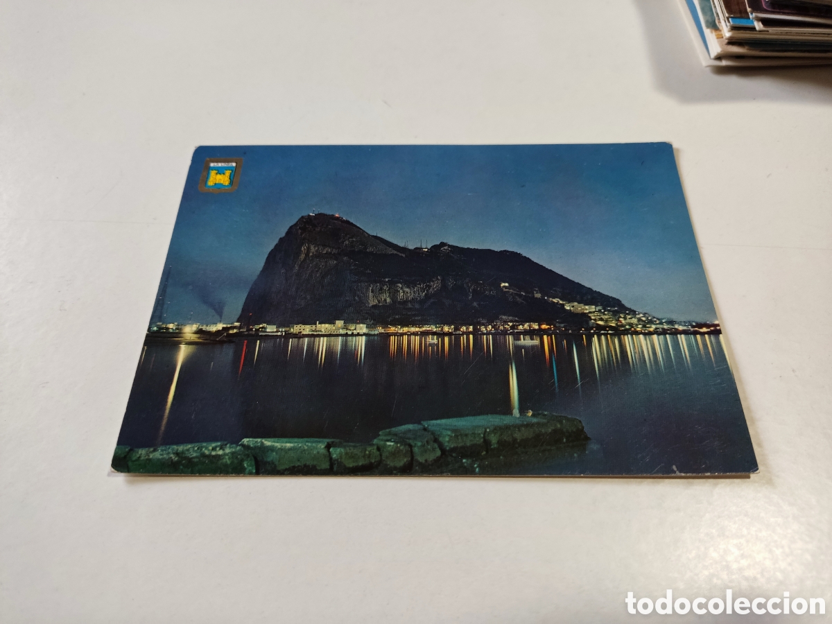 Postales: Postal La Linea, pe&ntilde;&oacute;n de Gibraltar