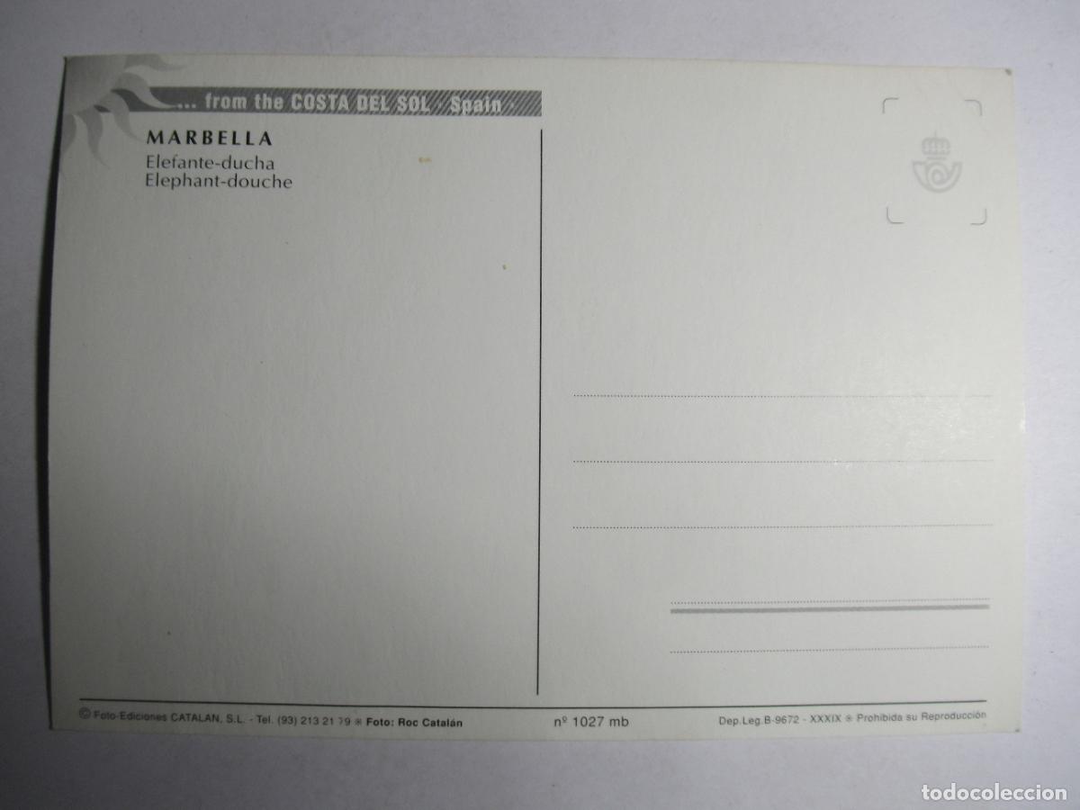 Postales: Marbella - Elefante-Ducha - Foto 2