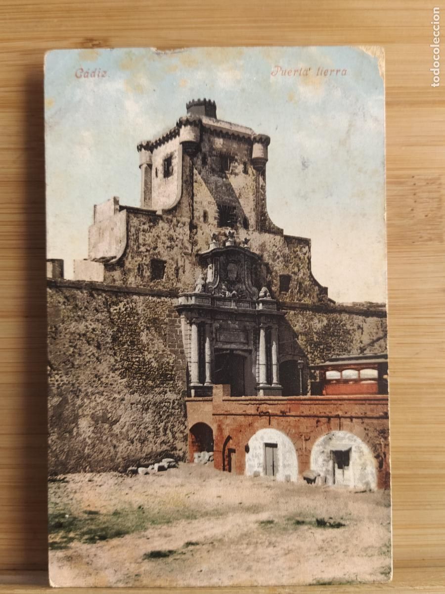 Postales: CADIZ - PUERTA TIERRA - PURGER & CO 5050 -POSTAL ANTIGUA-(108.575)