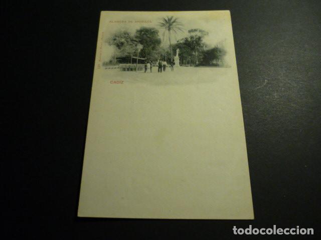 Postcards: CADIZ ALAMEDA DE APODACA HAUSER Y MENET SIN DIVIDIR SIN CIRCULAR EDICION ANTERIOR 1900
