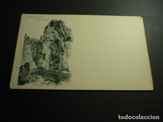 Postales: MALAGA DESFILADEROS DEL CHORRO HAUSER Y MENET SIN DIVIDIR SIN CIRCULAR EDICION ANTERIOR 1900