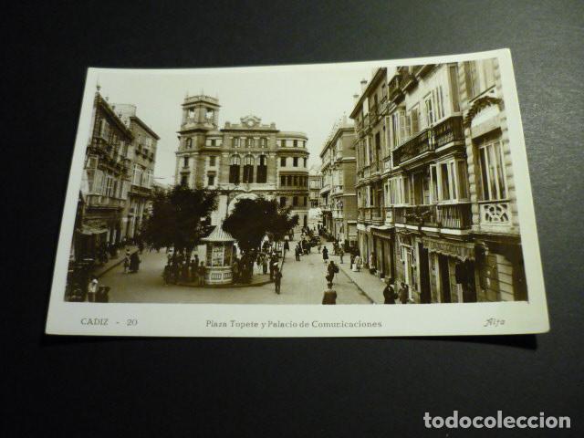 Postais: CADIZ PLAZA TOPETE Y PALACIO DE COMUNICACIONES