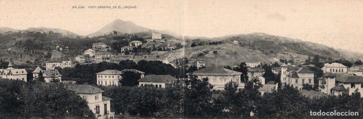 Postales: MALAGA. VISTA GENERAL LIMONAR. POSTAL DOBLE
