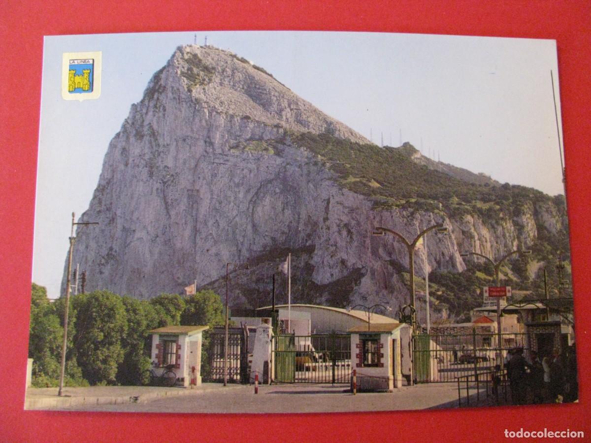 Postales: POSTAL DE LA LINEA. VISTA DEL PE&Ntilde;ON DE GIBRALTAR. SUBIRATS CASANOVAS. ESCRITA.