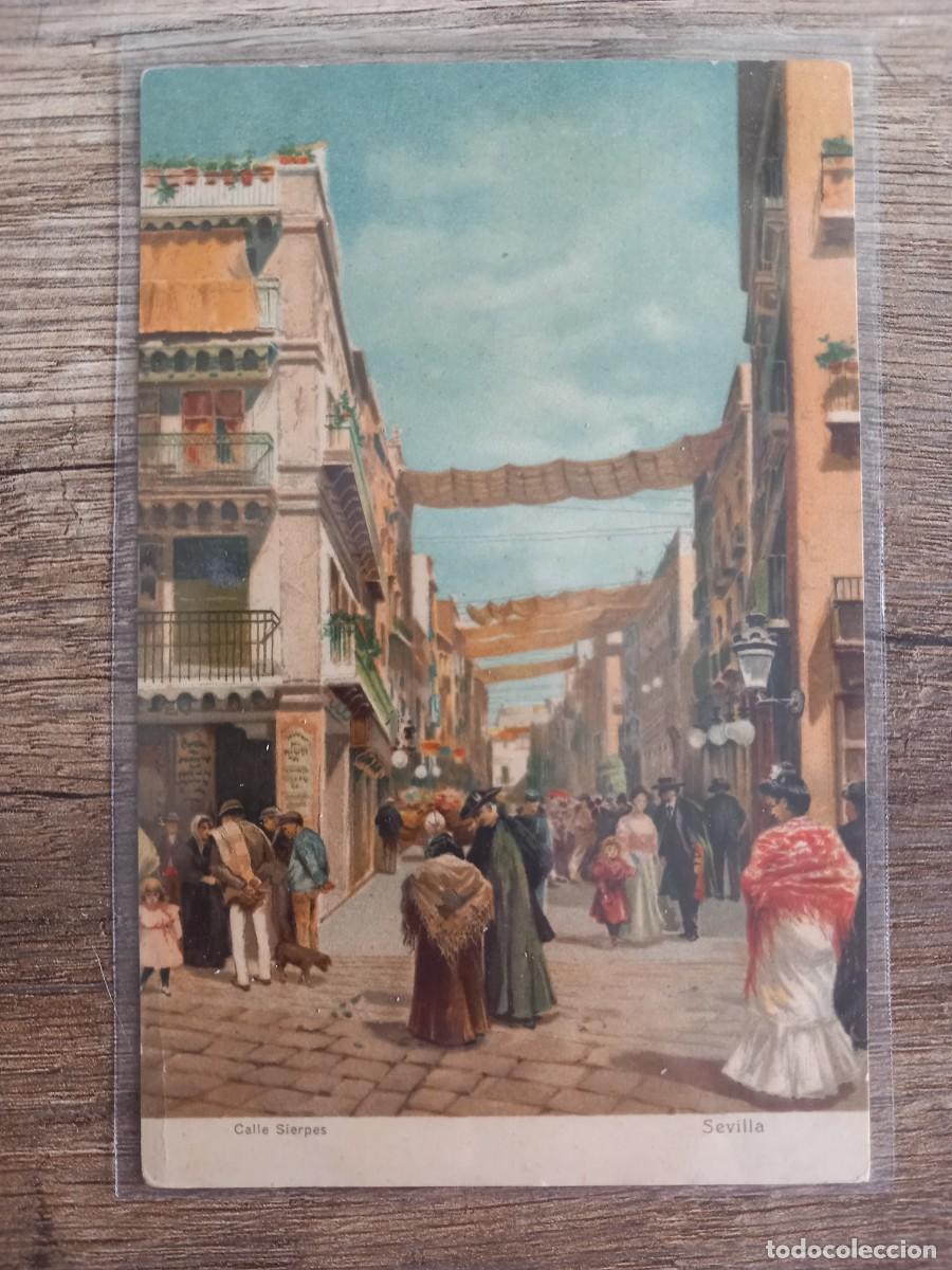 Postales: Sevilla, Calle Sierpes. - Foto 1