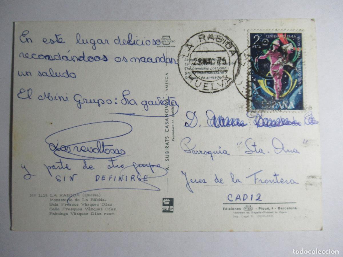 Postales: La R&aacute;bida (Huelva) - Monasterio de la R&aacute;bida - Foto 2