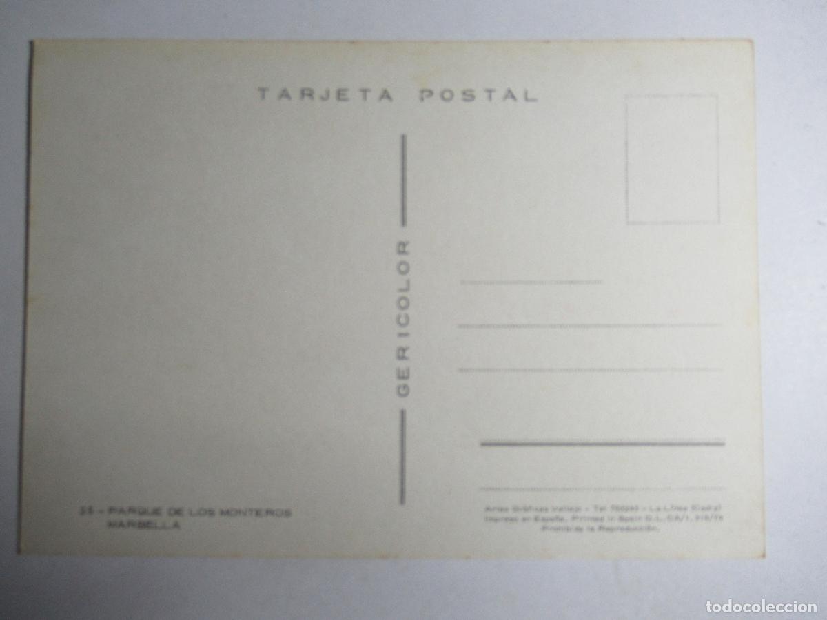 Postales: Marbella (M&aacute;laga) - Parque de los Monteros - Foto 2