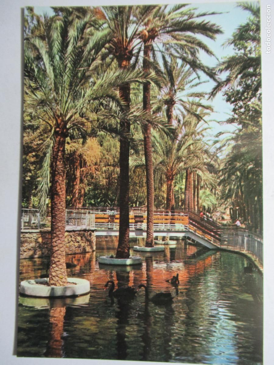 Postales: M&aacute;laga - Estanque en la Alameda - Foto 1