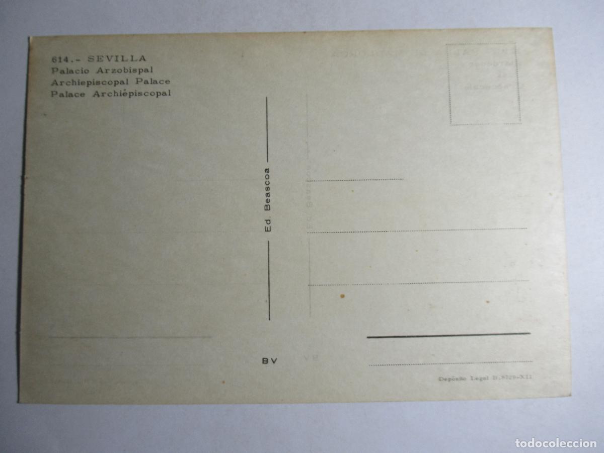 Postales: Sevilla - Palacio Arzobispal - Foto 2