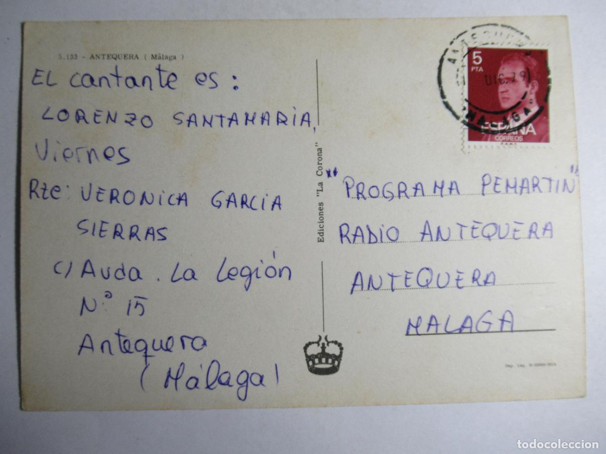Postales: Antequera (M&aacute;laga) - Ed. La Corona - Foto 2