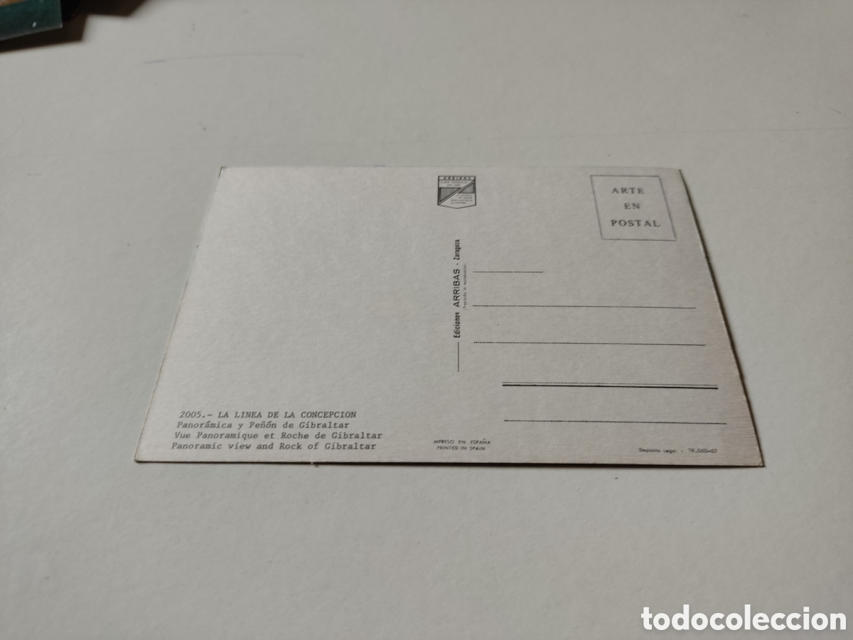 Postales: Postal La linea de la concepci&oacute;n, Gibraltar - Foto 2