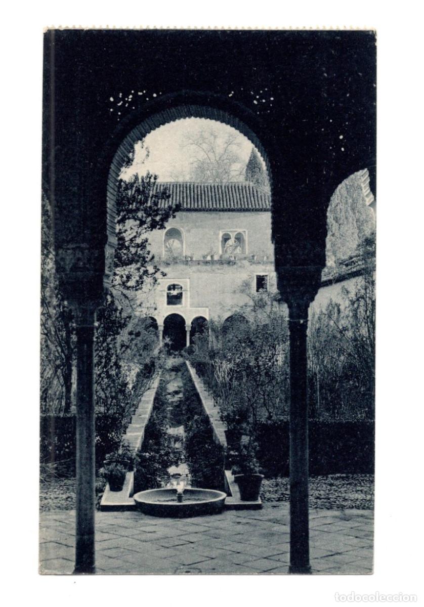 Postales: GRANADA.- GENERALIFE. PATIO DE LA ACEQUIA. - Foto 1