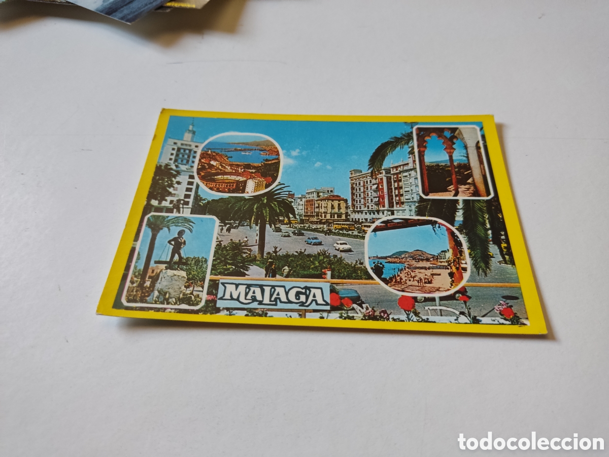 Postkarten: Postal M&aacute;laga panor&aacute;mica