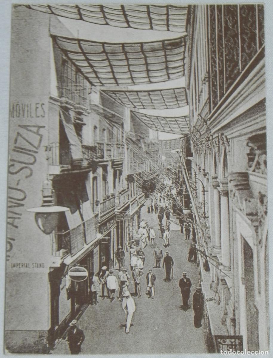 Cartoline: Replica de Postal Antigua Colecci&oacute;n Diario 16, n&ordm; 8 (Calle La Sierpes, a&ntilde;os 30 - 40).