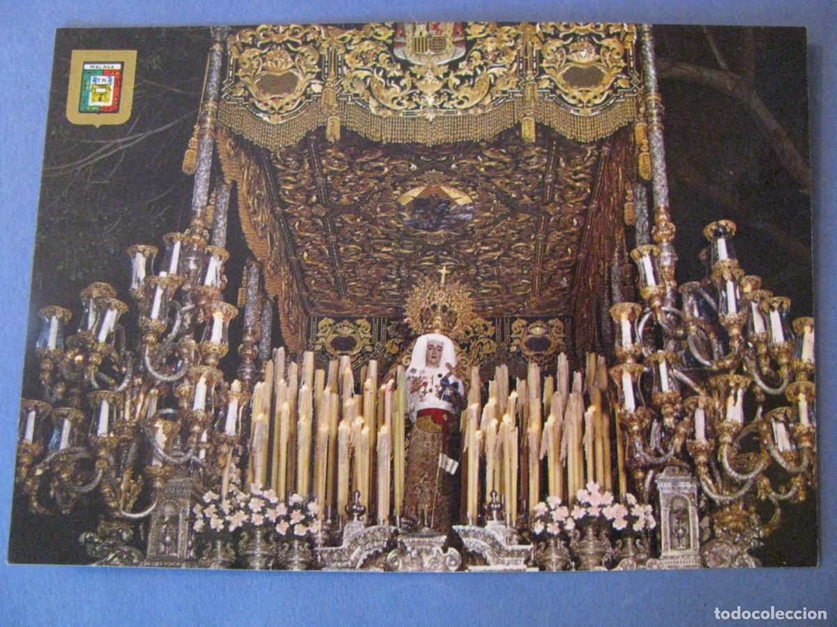 Postales: POSTAL DE MALAGA. SEMANA SANTA. SANTISIMA VIRGEN DE LOS DOLORES. DOMINGUEZ 17.
