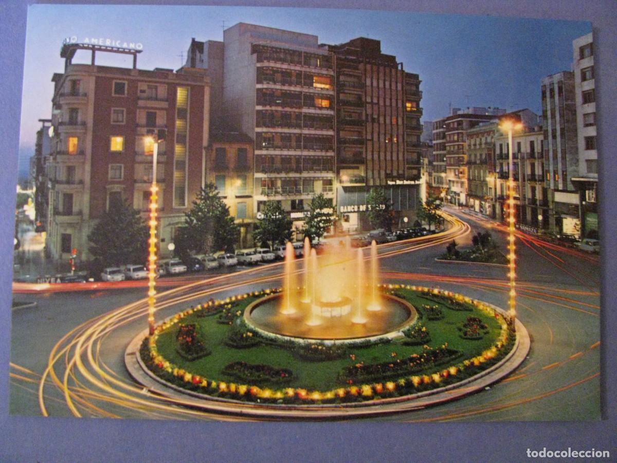 Postales: POSTAL DE JAEN. PLAZA DE JOSE ANTONIO, NOCTURNA. ARRIBAS.