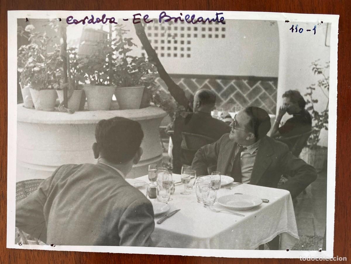 Postales: FOTOGRAFIA DE CORDOBA 1947 RESTAURANTE EL BRILLANTE, MIDE 12 X 9 CMS.