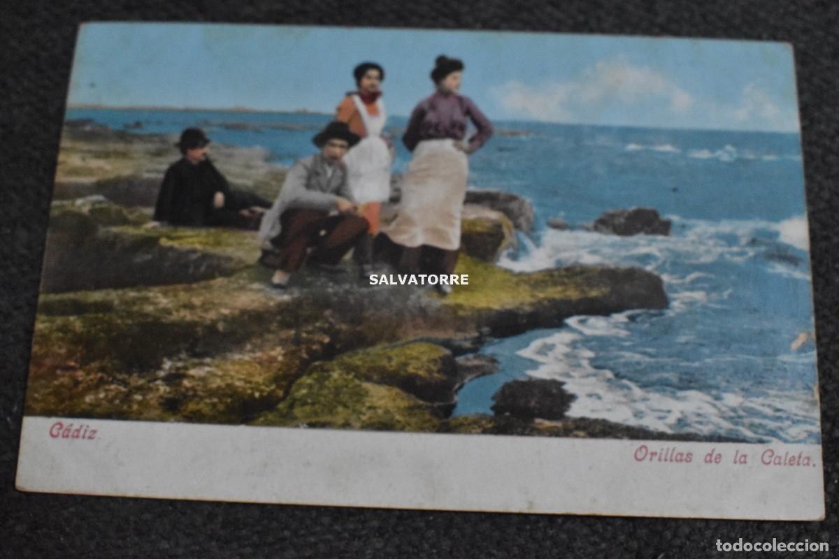 Cartoline: POSTAL CADIZ ORILLAS DE LA CALETA MUNCHEN 2712 SIN CIRCULAR SIN DIVIDIR PURGER