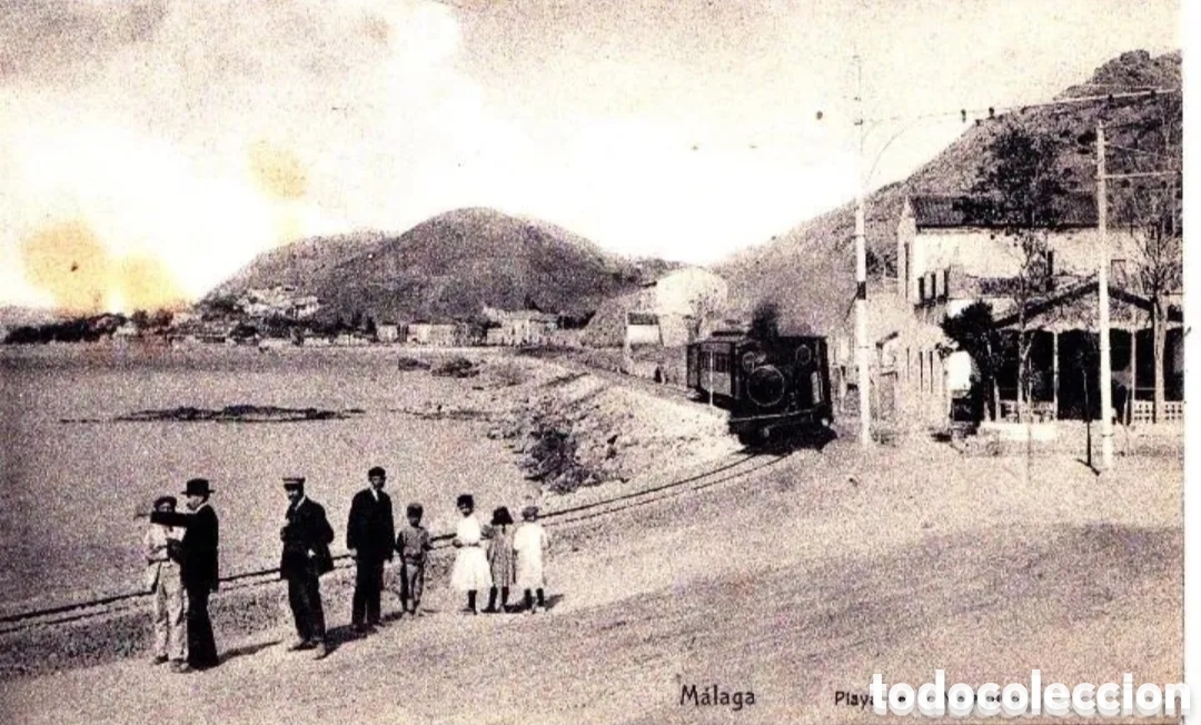 Postcards: M&Aacute;LAGA - PLAYA DE LA MALAGUETA - F.J.F.