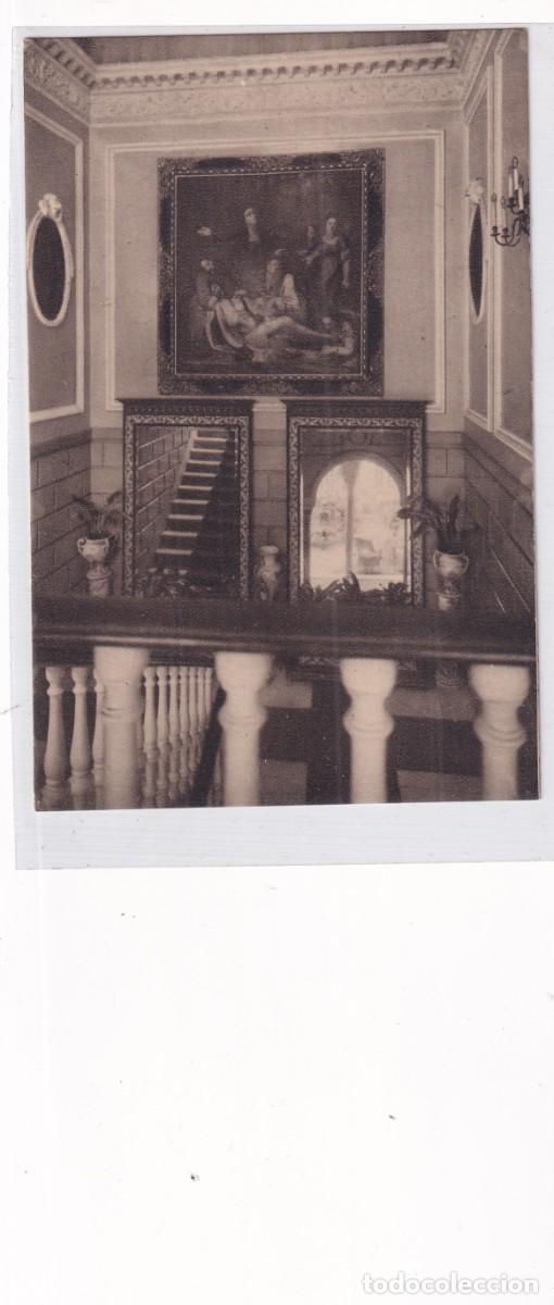 Cartoline: Hotel Sim&oacute;n de Sevilla. Escalera Principal II F. Mesas Arte. Sin circular.