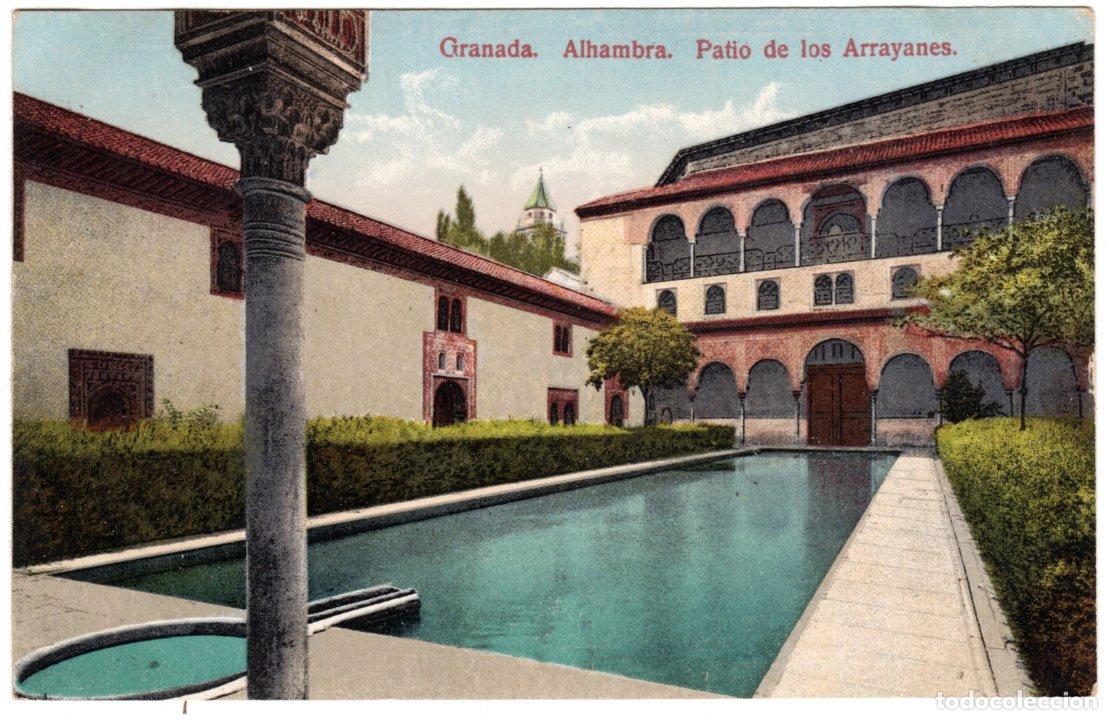 Postales: PRECIOSA POSTAL - GRANADA - ALHAMBRA - PATIO DE LOS ARRAYANES - PURGER - Foto 1