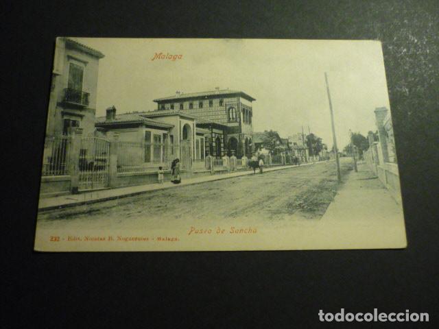 Postales: MALAGA PASEO DE SANCHA - Foto 1