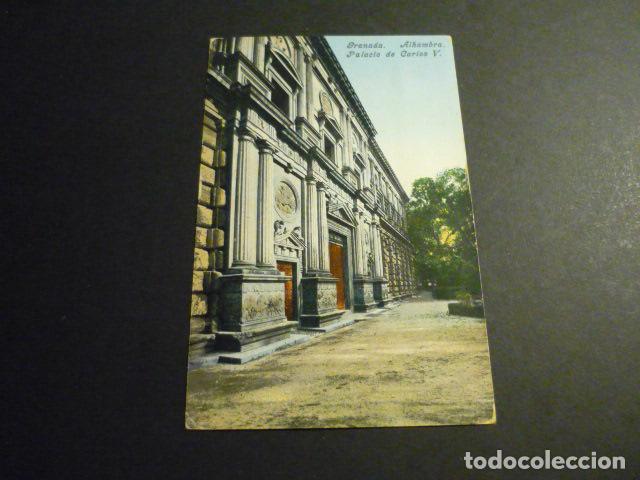 Postales: GRANADA ALHAMBRA PALACIO DE CARLOS V - Foto 1