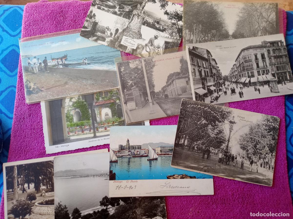 Postales: M&aacute;laga: 29 postales antiguas - Foto 2