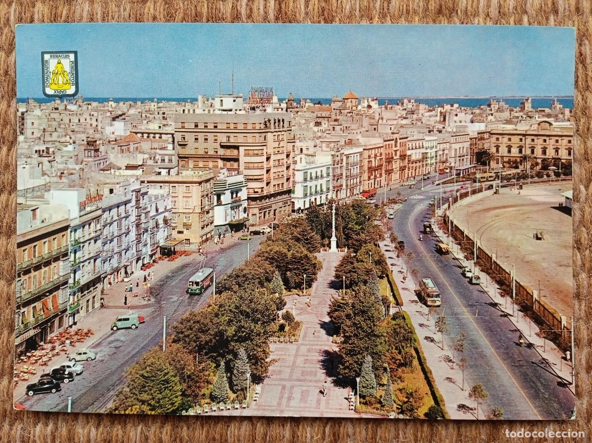 Postales: CADIZ - AVENIDA RAMON DE CARRANZA - TROLEBUS - A. SUBIRATS CASANOVAS