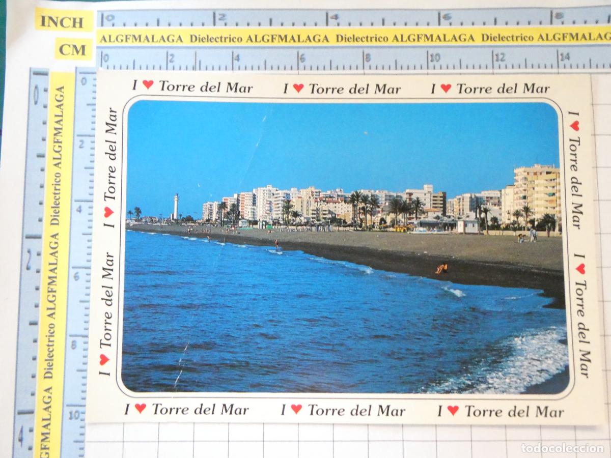 Cartoline: POSTAL DE MALAGA. A&Ntilde;O 1993. PLAYA DE TORRE DEL MAR FARO. 15 ESCUDO ORO. 3608