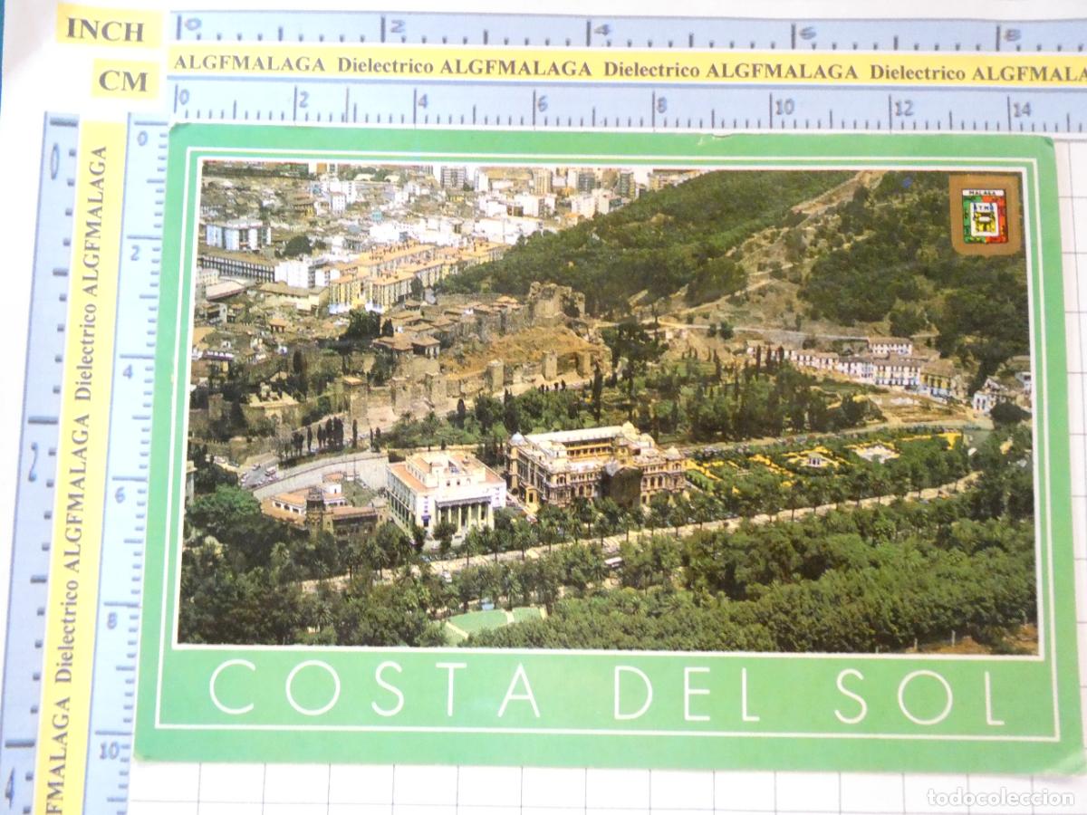 Postales: POSTAL DE MALAGA. A&Ntilde;O 1987. VISTA PARCIAL AEREA. 227 ESCUDO ORO. 3611