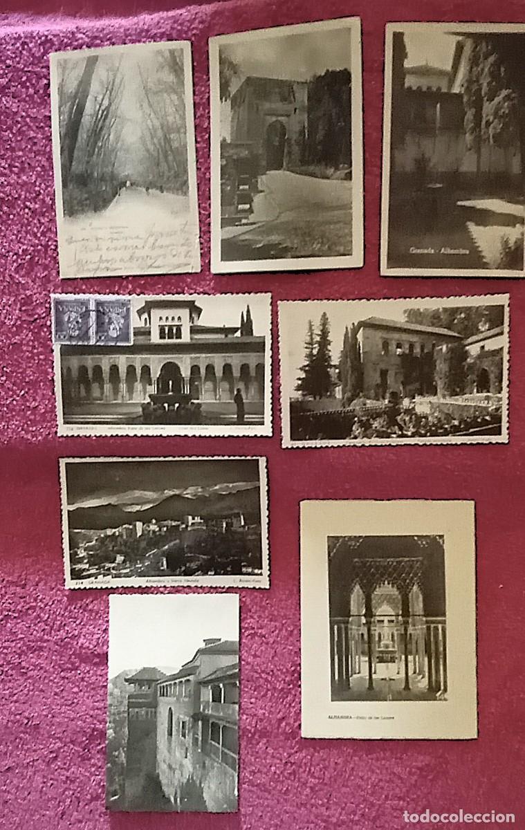 Postales: 8 postales antiguas de Granada - Foto 1