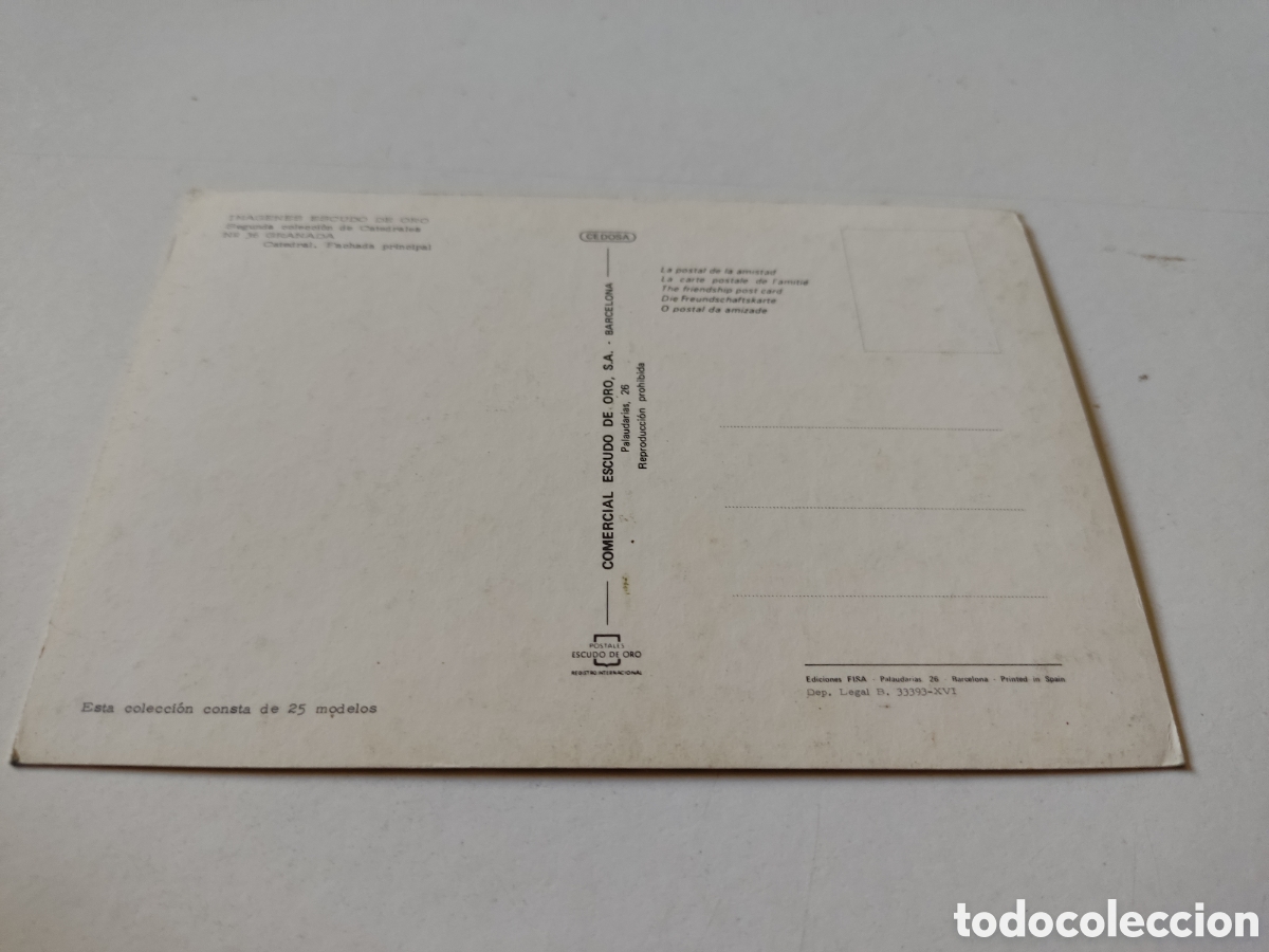 Postales: Postal granada catedral - Foto 2