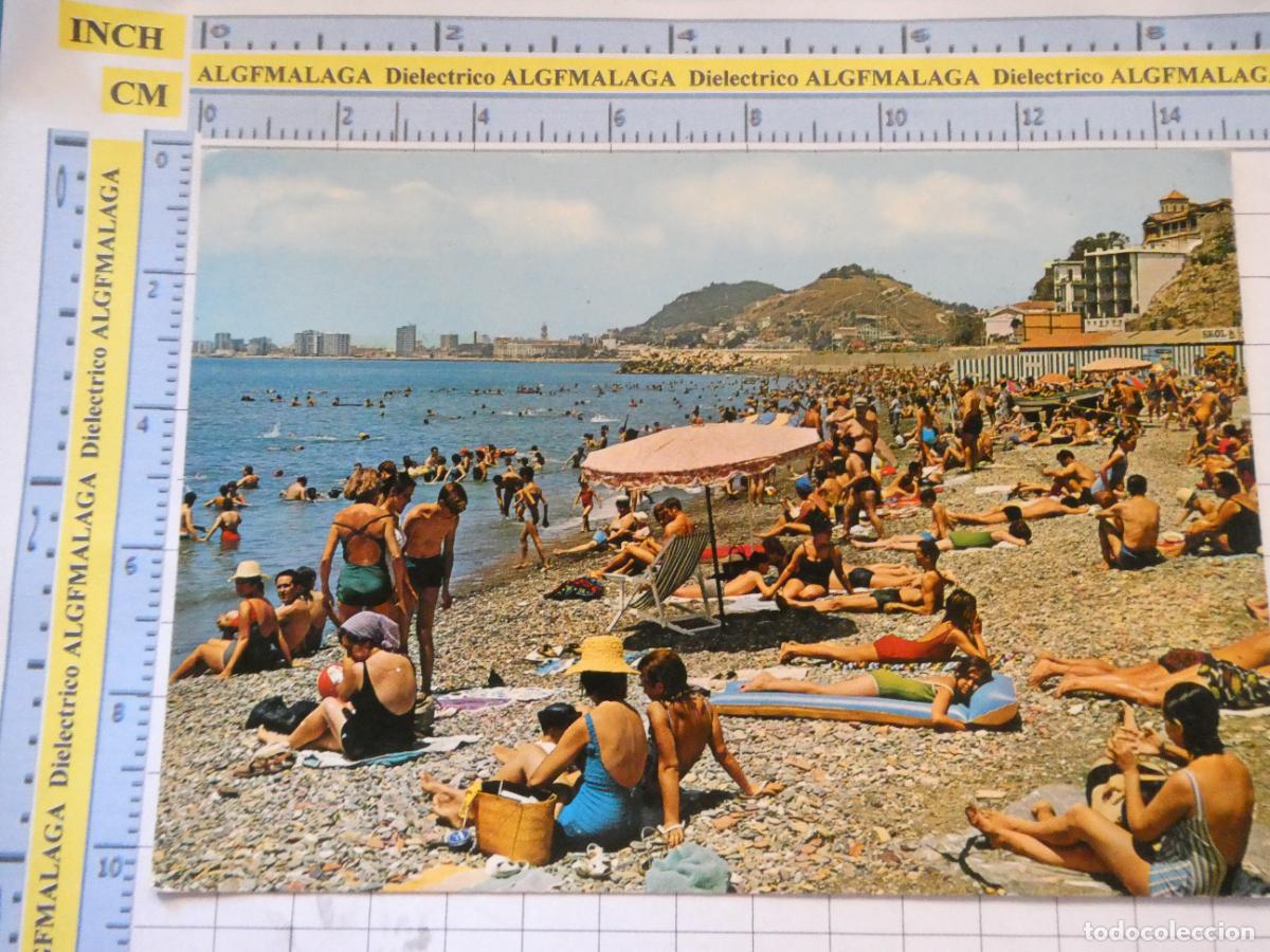 Postcards: POSTAL DE M&Aacute;LAGA. A&Ntilde;O 1967. PLAYA DE LOS BA&Ntilde;OS DEL CARMEN TURISTAS BA&Ntilde;ISTAS. 104 GARRABELLA. 2417