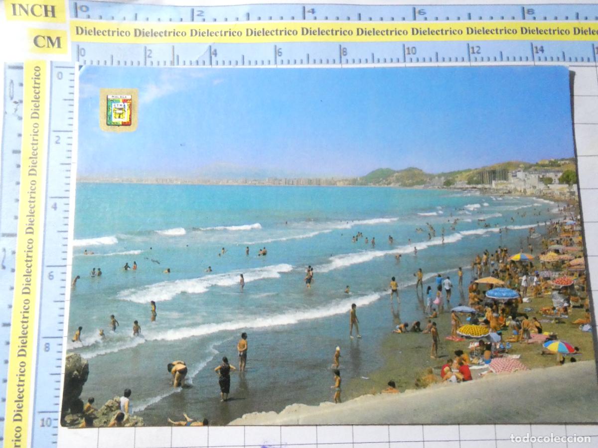 Cartoline: POSTAL DE M&Aacute;LAGA. PLAYA 93 ESCUDO ORO 901