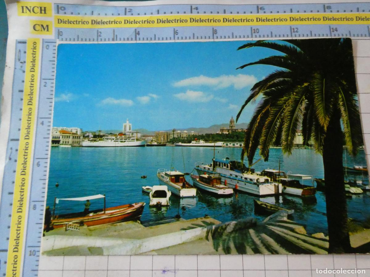 Postais: POSTAL DE M&Aacute;LAGA. A&Ntilde;O 1964. PUERTO VISTA PARCIAL. 1012 BEASCOA. 939