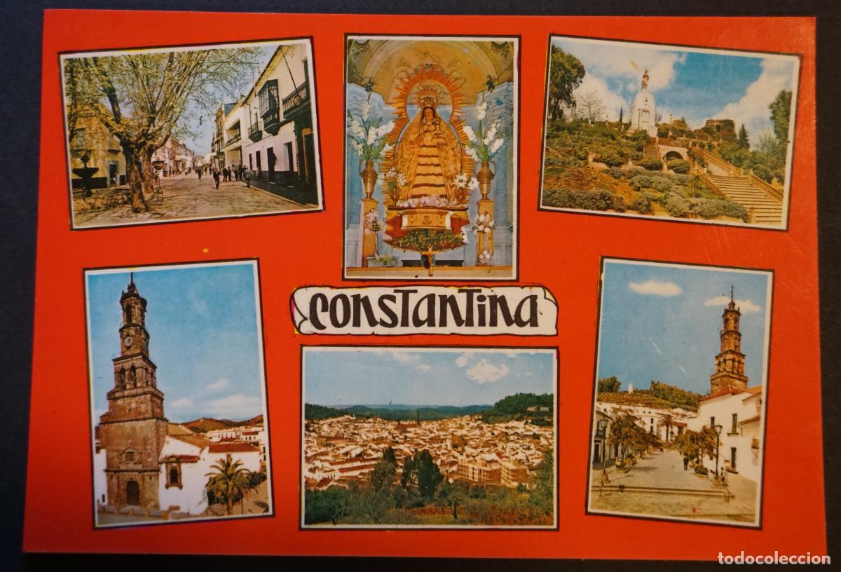 Postales: Constantina (Sevilla), postal usada y editada el a&ntilde;o 1966 - Foto 1