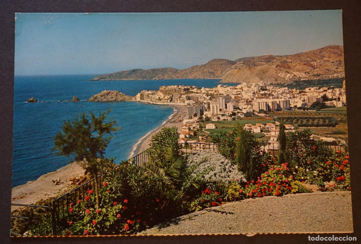 Postales: Almu&ntilde;ecar (Granada), postal sin circular editada el a&ntilde;o 1969 - Foto 1