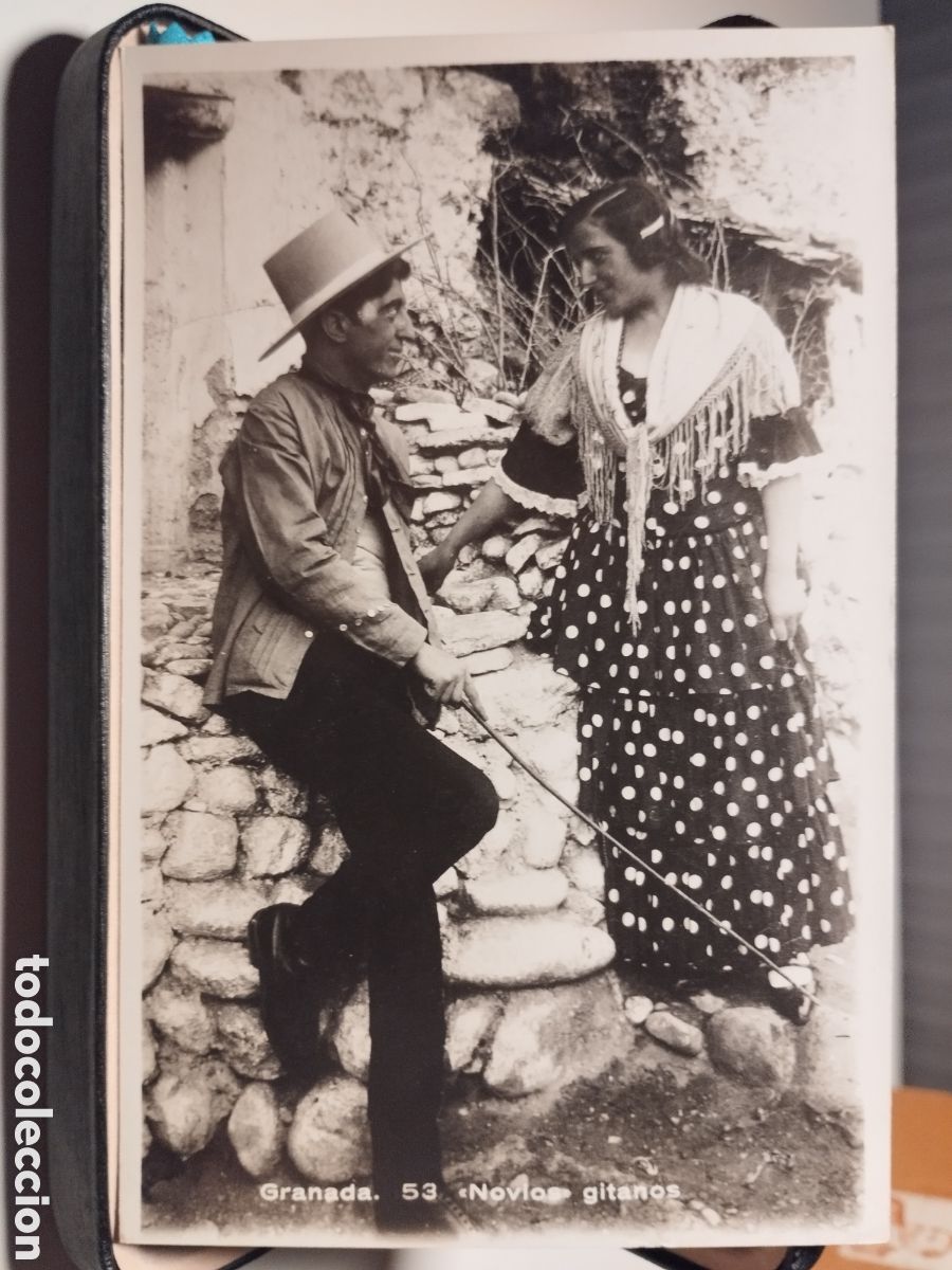 Postales: Andaluc&iacute;a Granada novios gitanos - Foto 1