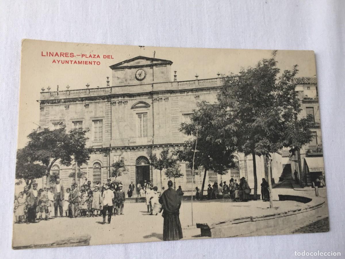 Postcards: LINARES, JAEN, PLAZA DEL AYUNTAMIENTO, FOTOTIPIA CASTA&Ntilde;EIRA Y ALVAREZ