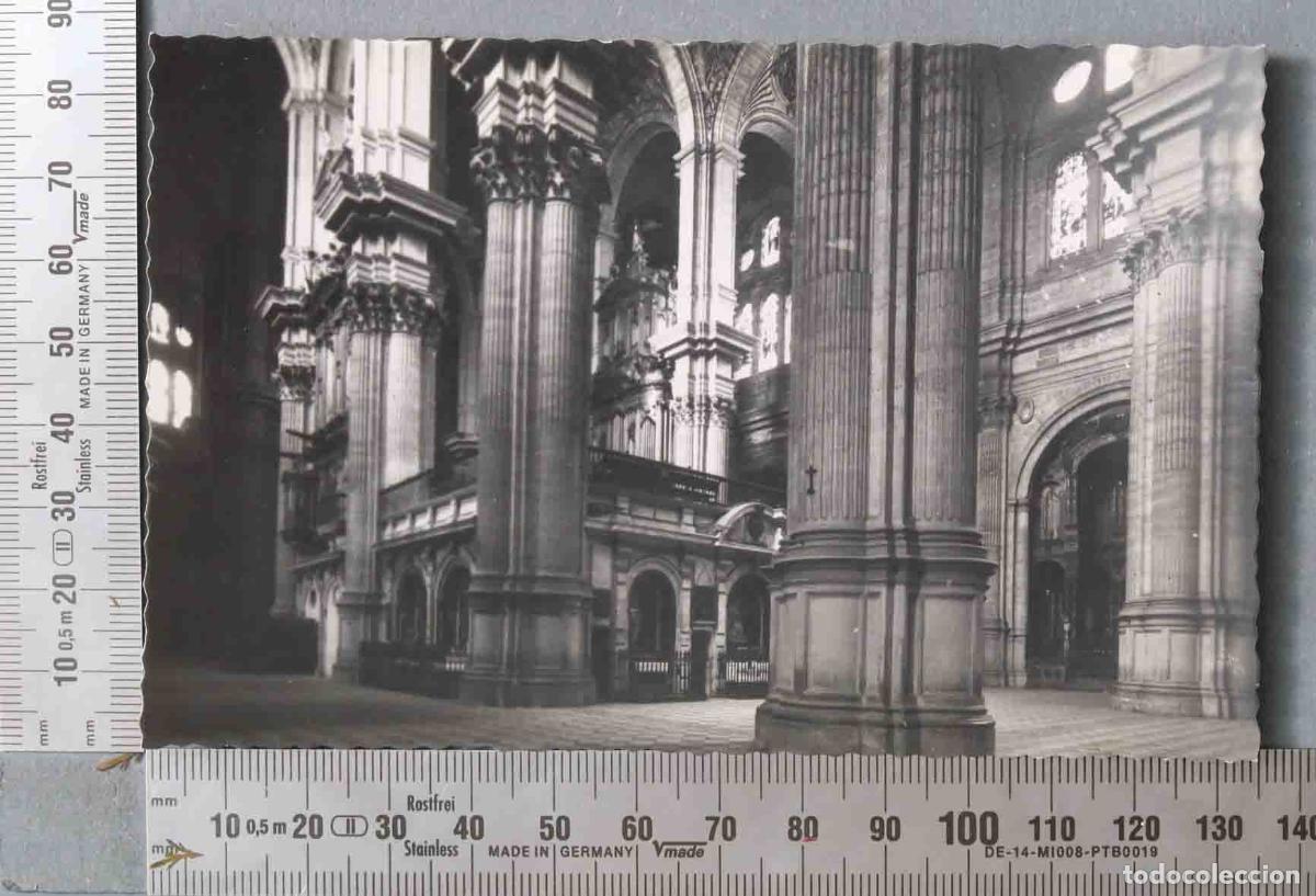 Postales: POSTAL. MALAGA INTERIOR DE LA CATEDRAL 20