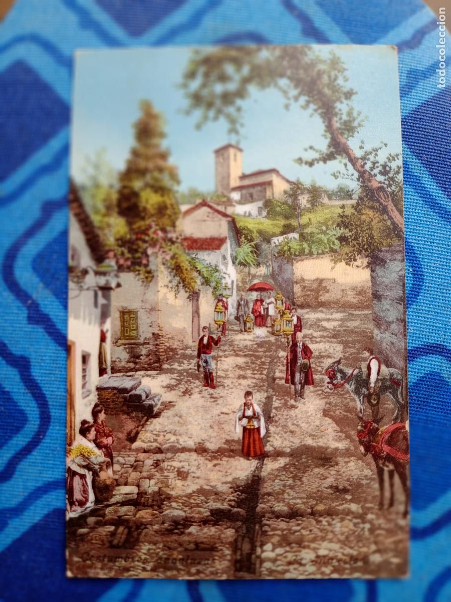 Postcards: Costumbres andaluzas. Escrita 1909. Purger