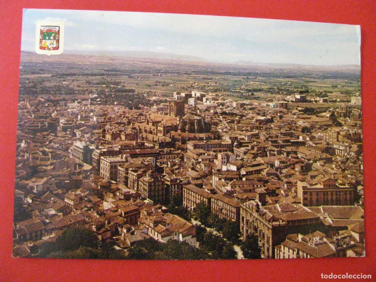 Postales: POSTAL DE GRANADA. VISTA GENERAL. DOMINGUEZ. - Foto 1